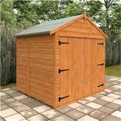 5ft X 6ft Tongue And Groove Apex Bike Shed (12mm Tongue And Groove Floor And Apex Roof)