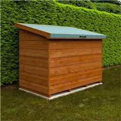 4ft X 22 Wooden Tool Chest (12mm Tongue And Groove Floor And Pent Roof)
