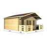 16 x 13 Log Cabin (2092) - Double Glazing (34mm Wall Thickness)