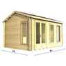 15 x 12 Log Cabin (2076) - Double Glazing (34mm Wall Thickness)