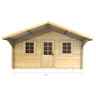 13 x 13 Log Cabin (2073) - Double Glazing (34mm Wall Thickness)