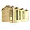 3.5m x 3.5m (12 x 12) Log Cabin (2039) - Double Glazing (34mm Wall Thickness)