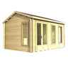 3.5m X 3.5m (12 X 12) Log Cabin (2039) - Double Glazing (34mm Wall Thickness)