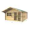 4m x 5m (13 x 16) Log Cabin (2061) - Double Glazing (34mm Wall Thickness)