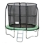 7ft X 10ft Oval Telstar Trampoline + Safety Enclosure + Free Ladder & Weather Cover