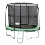 Copy Of 7ft X 10ft Oval Telstar Trampoline + Safety Enclosure + Free Ladder & Weather Cover