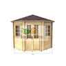 2.5m X 2.5m (8 X 8) Log Cabin (2036) - Double Glazing (34mm Wall Thickness)