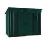 6 X 4 Premier Easyfix - Low Pent - Metal Shed - Heritage Green (1.80m X 1.24m)