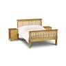 Pine Finish Shaker Style High Foot End Bed - Double 4ft 6