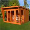 10 x 8 (3.06m x 2.39m) - Premier Wooden Summerhouse - Double Doors - 12mm T&G Walls & Floor