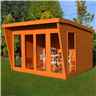 10 X 8 (3.06m X 2.39m) - Premier Wooden Summerhouse - Double Doors - 12mm T&g Walls & Floor