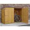 6 X 2  (1.85m X 0.63m) - Tongue & Groove - Pent Bike Store - Double Doors - No Floor