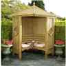 4 X 4 Wooden Corner Arbour