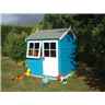 4 X 4 Wooden Playhouse - Single Door - 1 Window - 12mm Wall Thickness