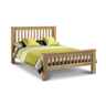 Shaker Style Oak Bed Frame - High Foot End - Double 4ft 6