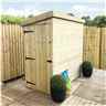 6 x 4 Pent Garden Shed - 12mm Tongue and Groove Walls - Pressure Treated - Windowless  