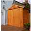 4 x 6 (1.19m x 1.82m) - Dip Treated Overlap - Apex Garden Shed - Windowless - Double Doors