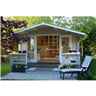 4m X 3m (13 X 10) Log Cabin (5120) - Double Glazing (34mm Wall Thickness)