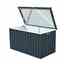 OOS - NO RETURN TO STOCK DATE - 4 x 2 Deluxe Grey Metal Storage Box (1.28m x 0.68m)
