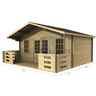 5m x 3m (16 x 10) Log Cabin (2089) - Double Glazing (44mm Wall Thickness)