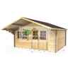 4.5m x 3.0m (15 x 10) Log Cabin (2081) - Double Glazing (44mm Wall Thickness)