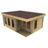 6m X 5m (20 X 16) Log Cabin (4617) - Double Glazing (44mm Wall Thickness)