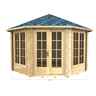 3.5m X 3.5m (12 X 12) Log Cabin (2043) - Double Glazing (44mm Wall Thickness)