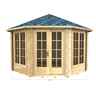 3.5m X 3.5m (12 X 12) Log Cabin (2043) - Double Glazing (70mm Wall Thickness)