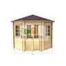 2.5m x 2.5m (8 x 8) Log Cabin (2036) - Double Glazing (44mm Wall Thickness)