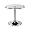 Glass Pedestal Table (80cm Diameter)