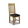 Astoria Solid Oak Leather Dining Chair