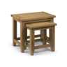 Solid Oak Nest Of Tables