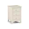 Stone White Cameo Bedside Drawer - 3 Drawers