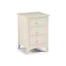 Stone White Cameo Bedside Drawer - 3 Drawers