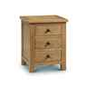 Marlborough American White Oak Bedside Drawer- 3 Drawers