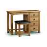 Marlborough American White Oak Single Pedestal Dressing Table
