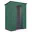 5 X 3 Premier Easyfix - Pent - Metal Shed - Heritage Green (1.48m X 0.93m)