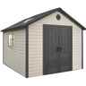 OOS - AWAITING RETURN TO STOCK DATE - 11 x 11 Duramax Plus Plastic Apex Shed with Plastic Floor  + 2 windows (3.37m x 3.37m)