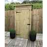 3 X 2 Pent Garden Store - 12mm Tongue And Groove - Pressure Treated - Single Door