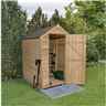 4 X 6 Pressure Treated Overlap Apex Shed