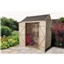 6 X 4 Reverse Overlap Apex Shed + Double Doors **discontinued**