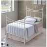 Ivory Edwardian Style Metal Bed Frame Small Double 4ft