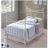 Ivory Edwardian Style Metal Bed Frame Small Double 4ft 