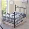 Black Edwardian Style Metal Bed Frame Small Double 4ft 