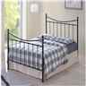 Black Edwardian Style Metal Bed Frame King Size 5ft
