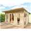 3m X 4m (10ft X 13ft) Insulated 64mm Pressure Treated Garden Office + Free Installation