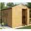 10ft X 8ft Hobbyist Tongue And Groove Shed With 2 Opening Windows And Double Doors
