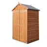 4 X 3 (0.91m X 1.20m) - Overlap Shed - Windowless - Double Doors