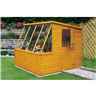 INSTALLED 8 x 8 (2.39m x 2.39m) Tongue And Groove - Potting Shed With Opening Side Window