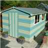 INSTALLED 10 x 8 Tongue And Groove Wooden Apex Workshop (12mm Tongue And Groove Floor and Roof) INCLUDES INSTALLATION